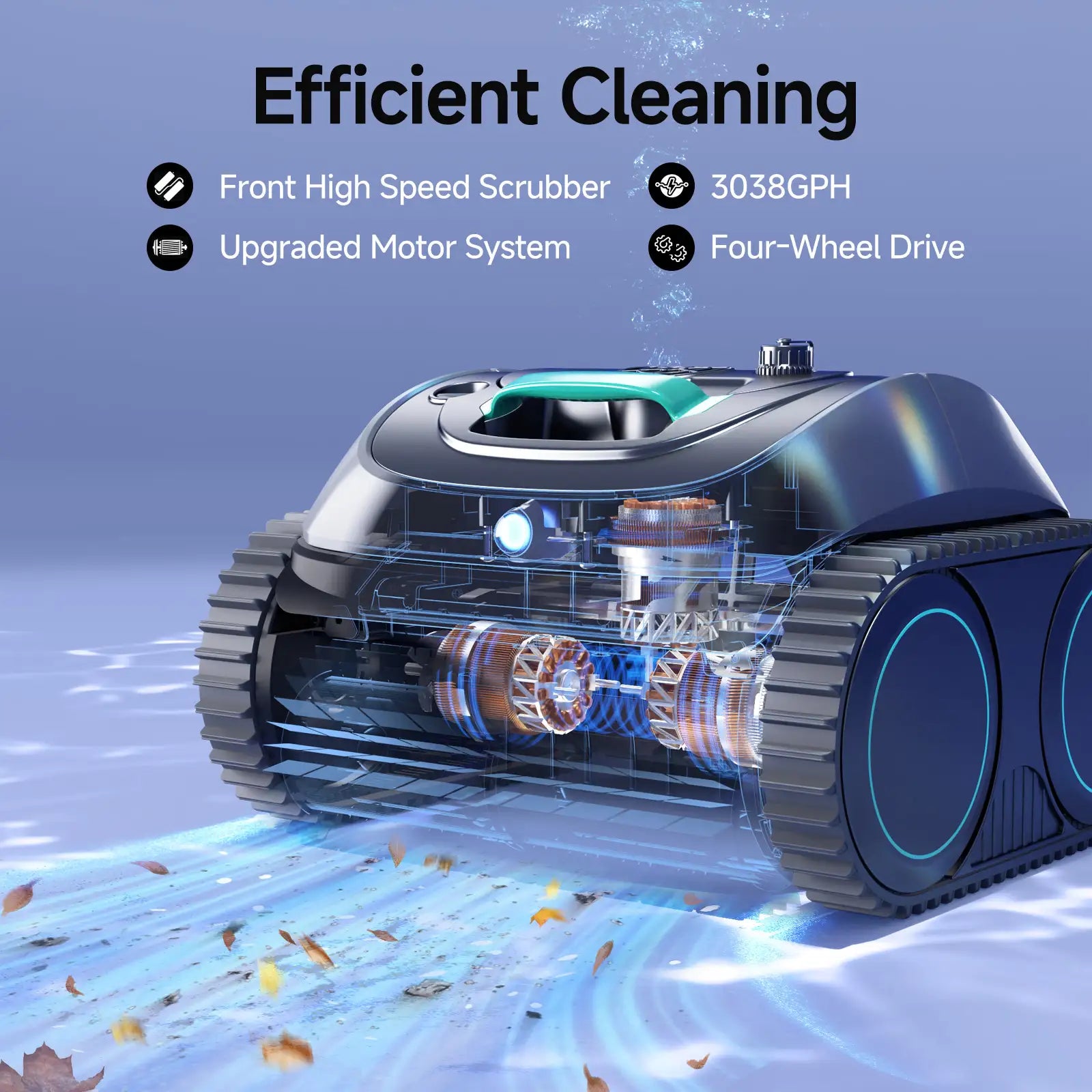 WYBOT C1 Robotic Pool Cleaner Vacuum with APP [Upgraded Design]