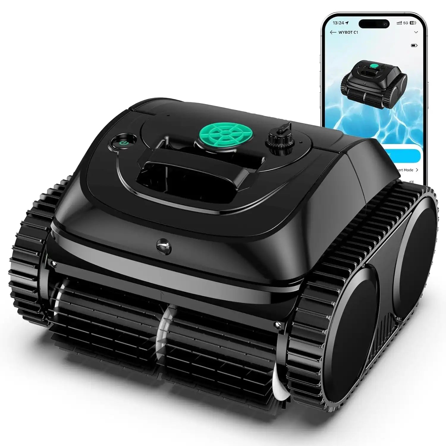 WYBOT C1 Robotic Pool Cleaner Vacuum with APP [Upgraded Design]