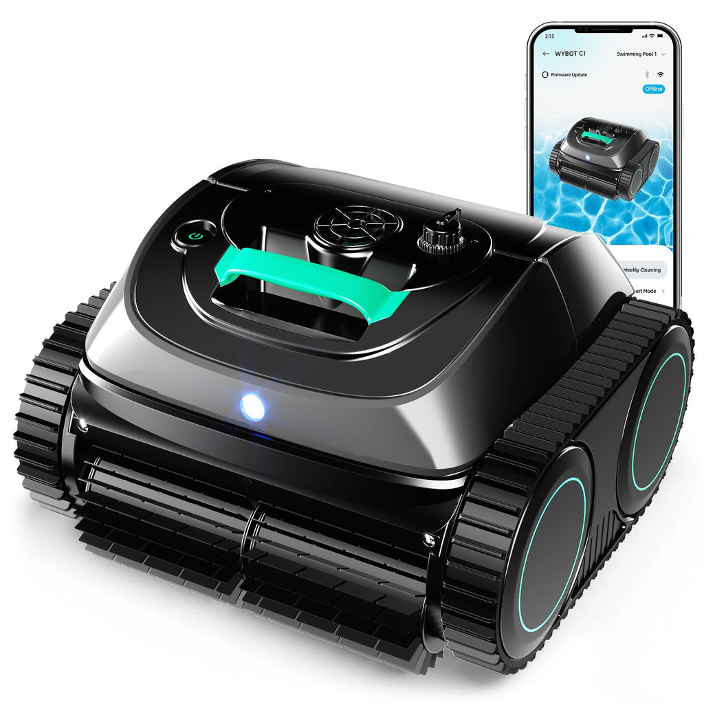 WYBOT C1 Robotic Pool Cleaner Vacuum with APP [Upgraded Design]