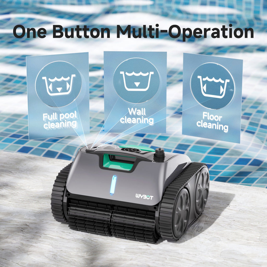 WYBOT C1 Pro Robotic Pool Cleaner Vacuum with APP
