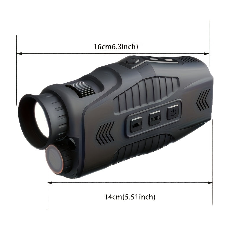 NNETM 10X Digital Zoom Infrared Monocular with LED Light